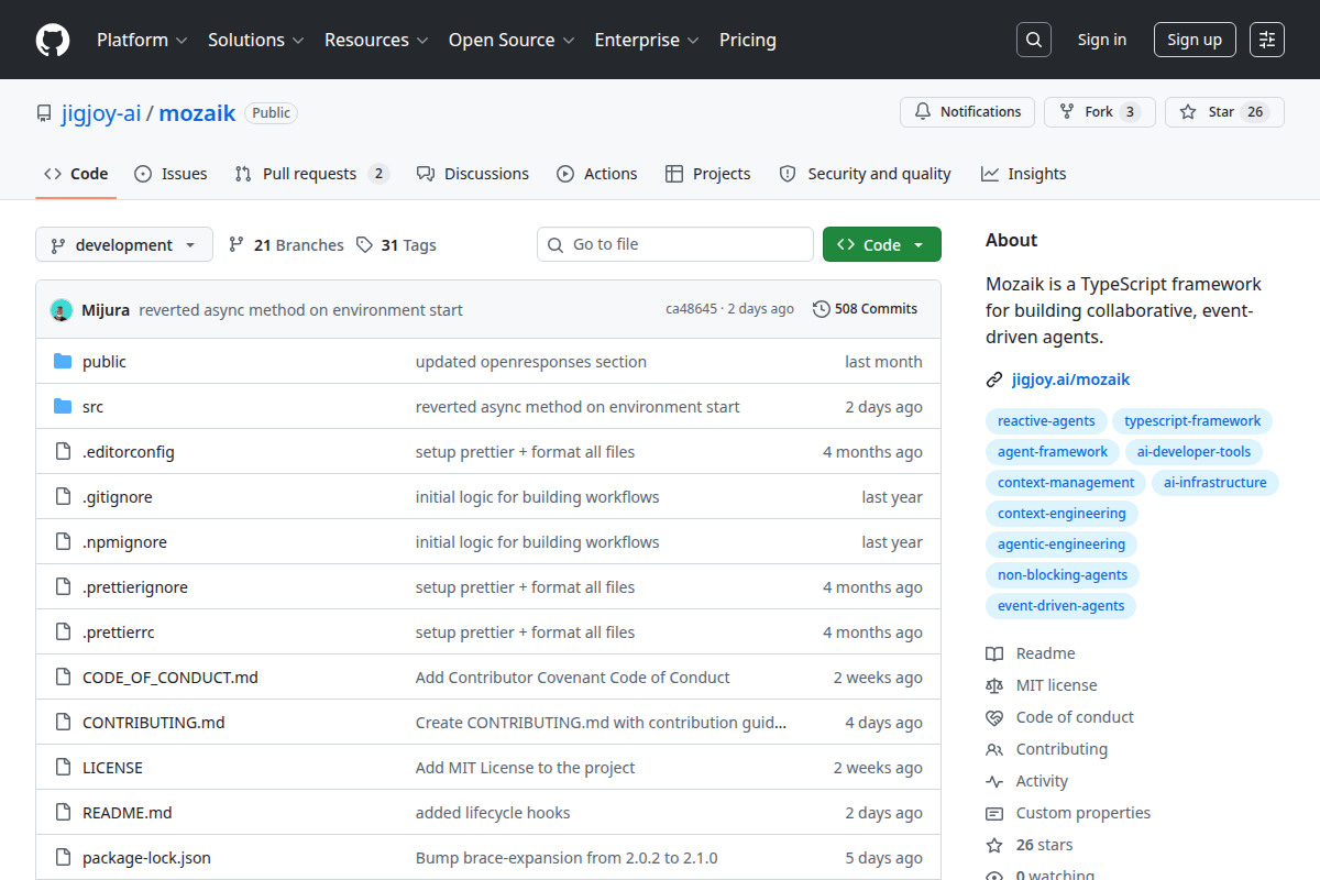 Mozaik screenshot