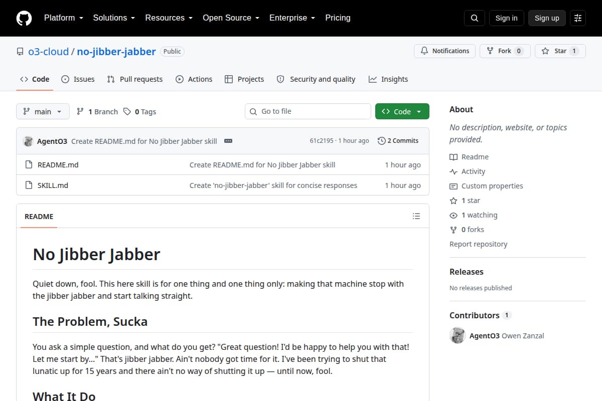 No Jibber Jabber thumbnail