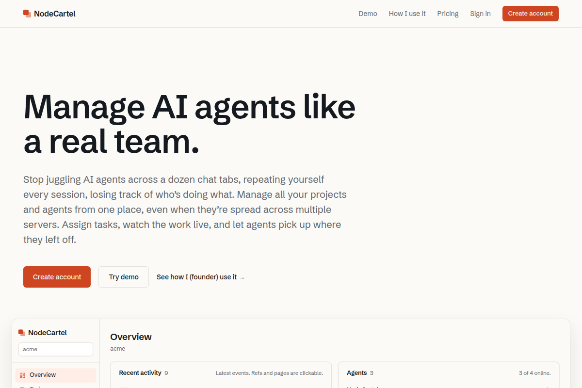 NodeCartel screenshot