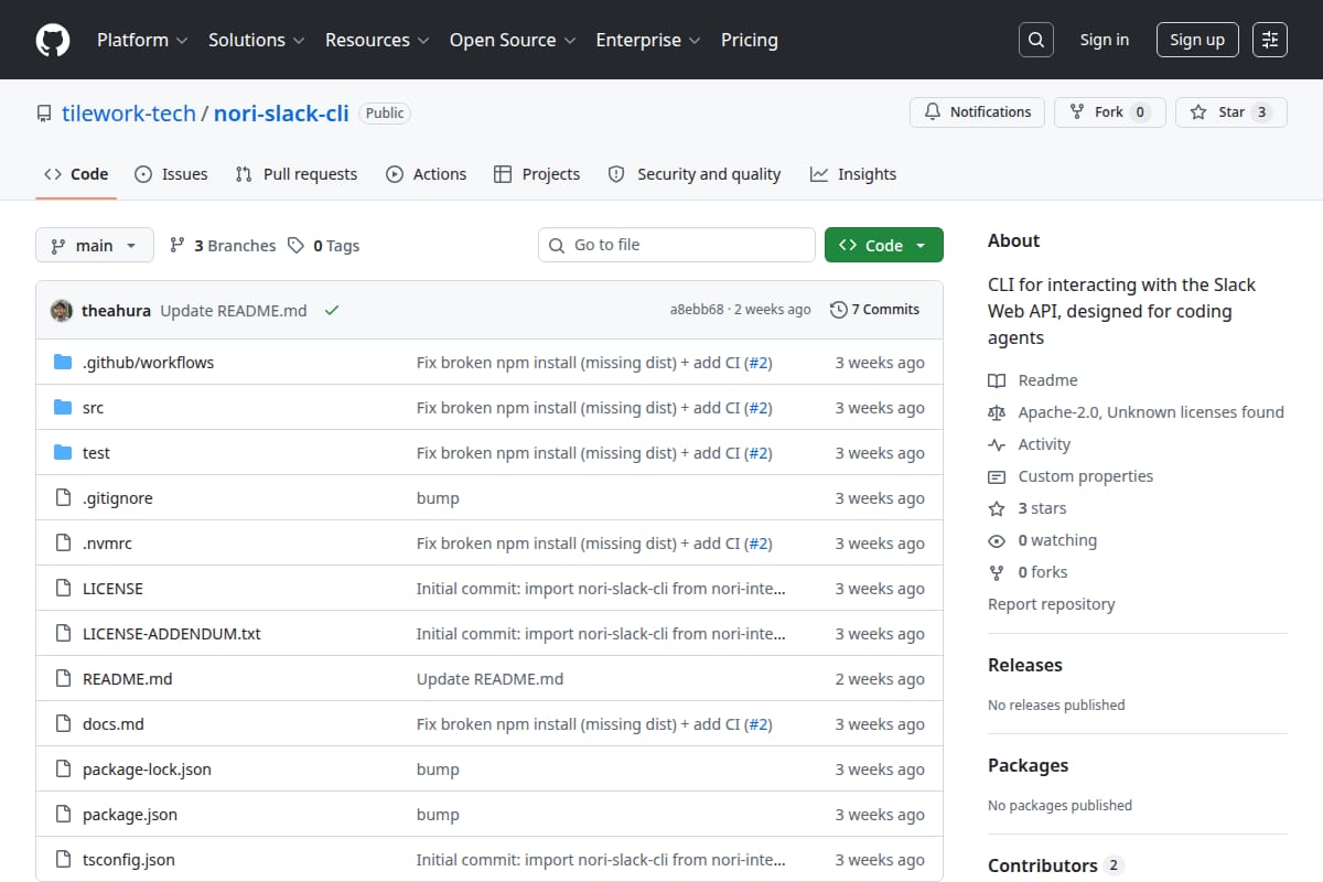 nori-slack-cli thumbnail