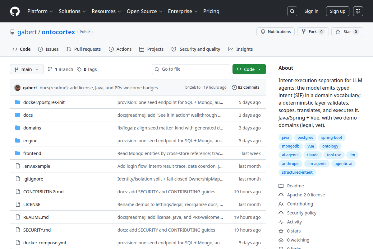 OntoCortex screenshot