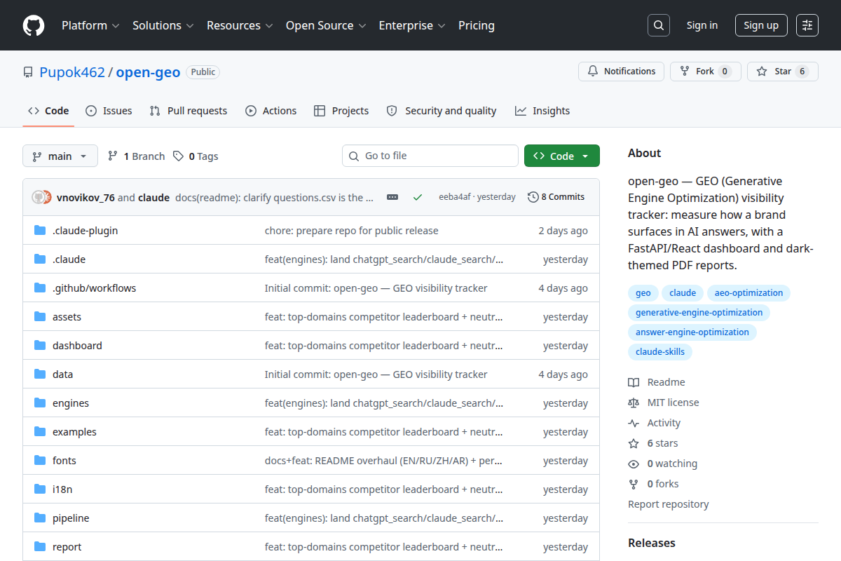 open-geo screenshot