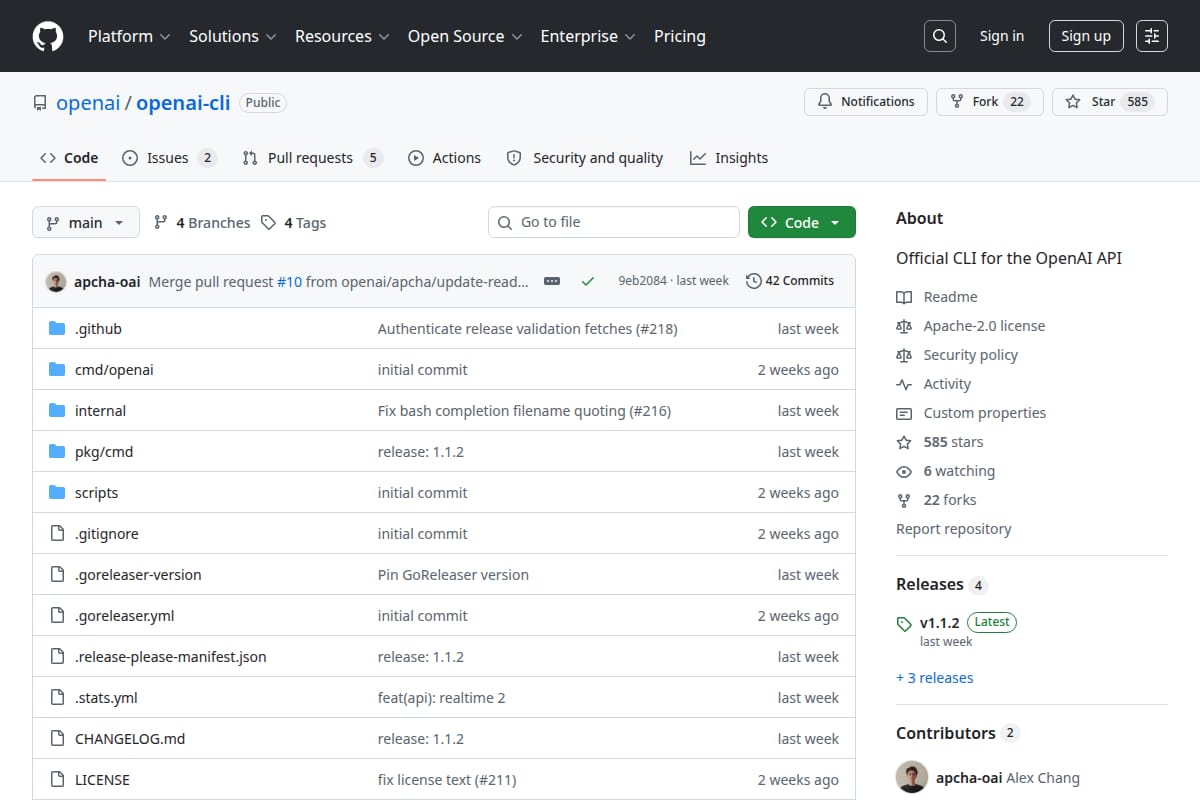 OpenAI CLI thumbnail