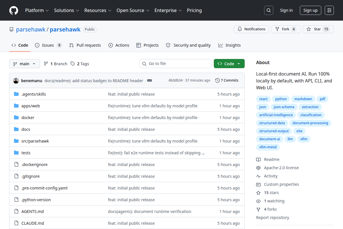 ParseHawk screenshot