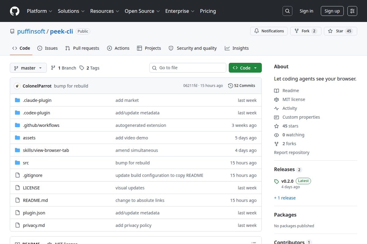 peek-cli thumbnail