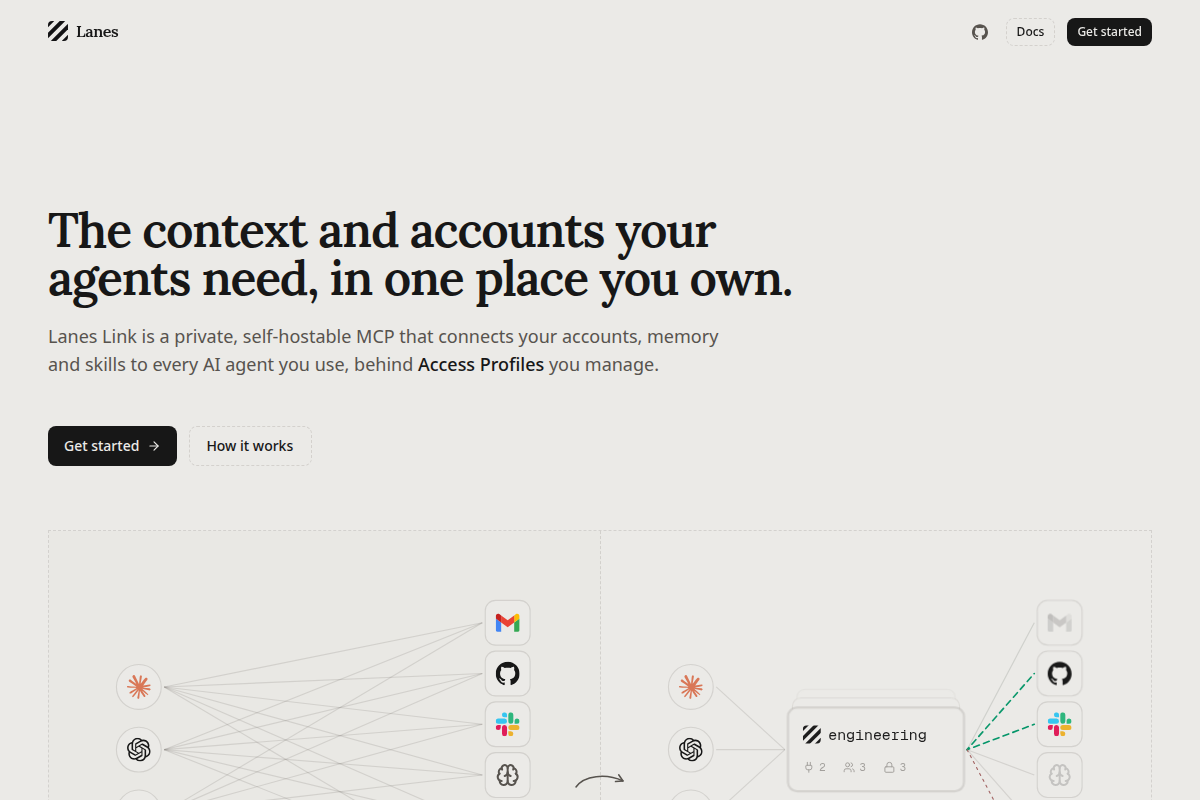 Personal context MCP screenshot
