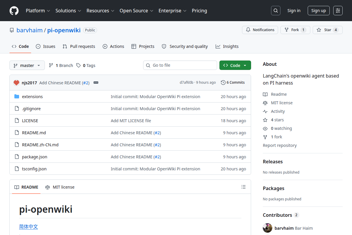 pi-openwiki screenshot