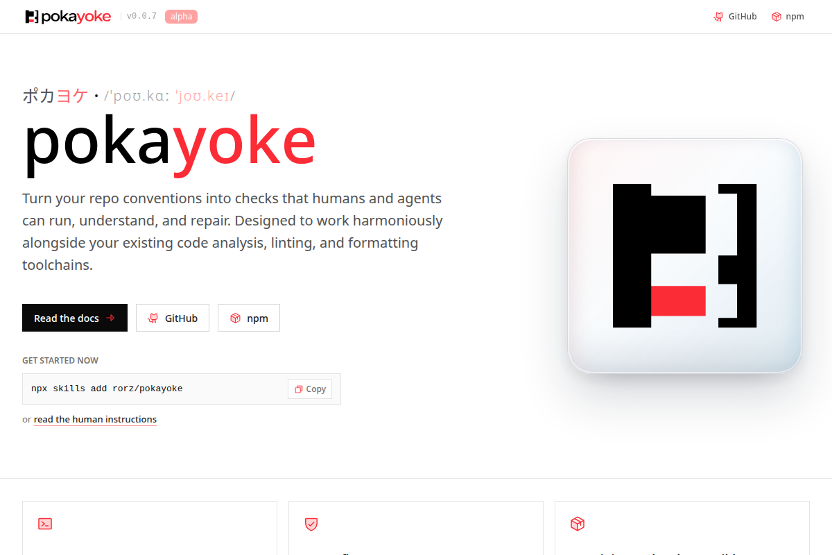 Pokayoke screenshot