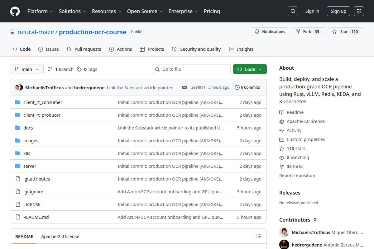Production-Grade SLM-Powered OCR Course screenshot
