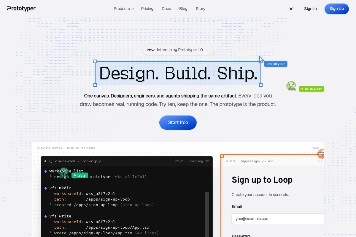 Prototyper screenshot