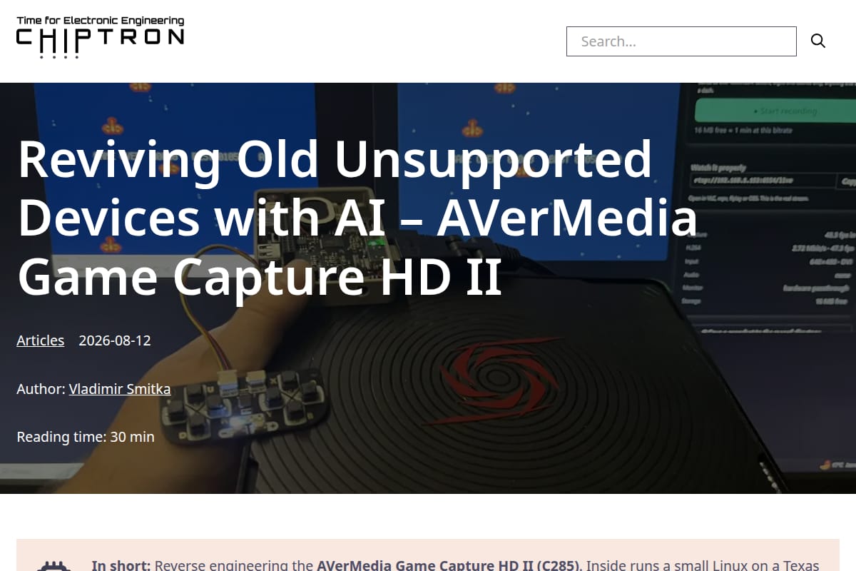 Reverse-engineering an abandoned capture box with AI (and where it failed) thumbnail