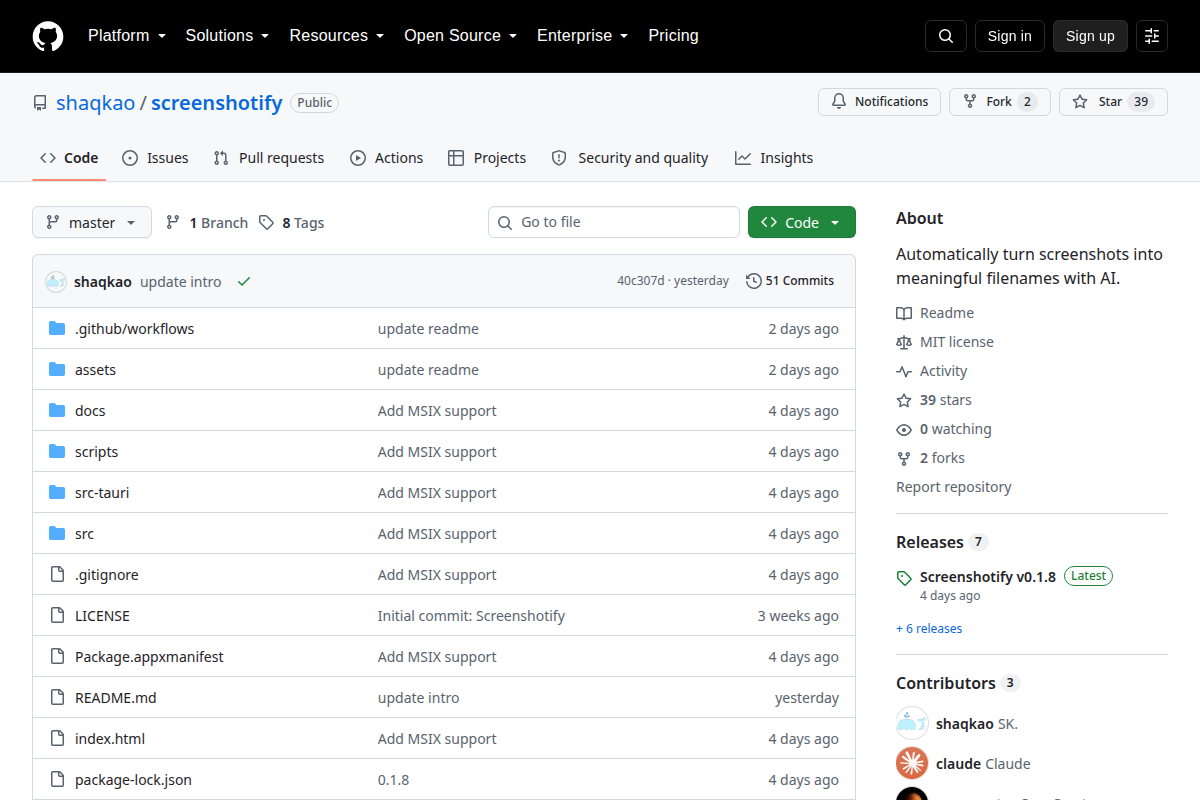 Screenshotify screenshot