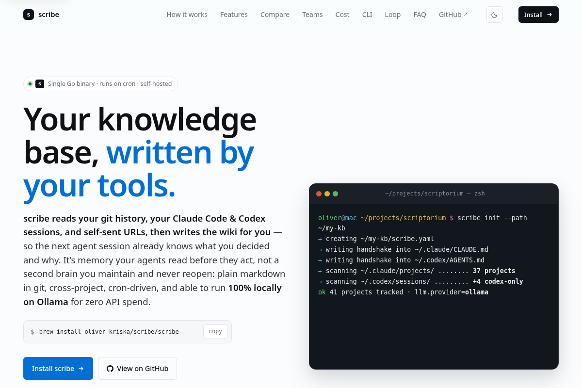 scribe screenshot