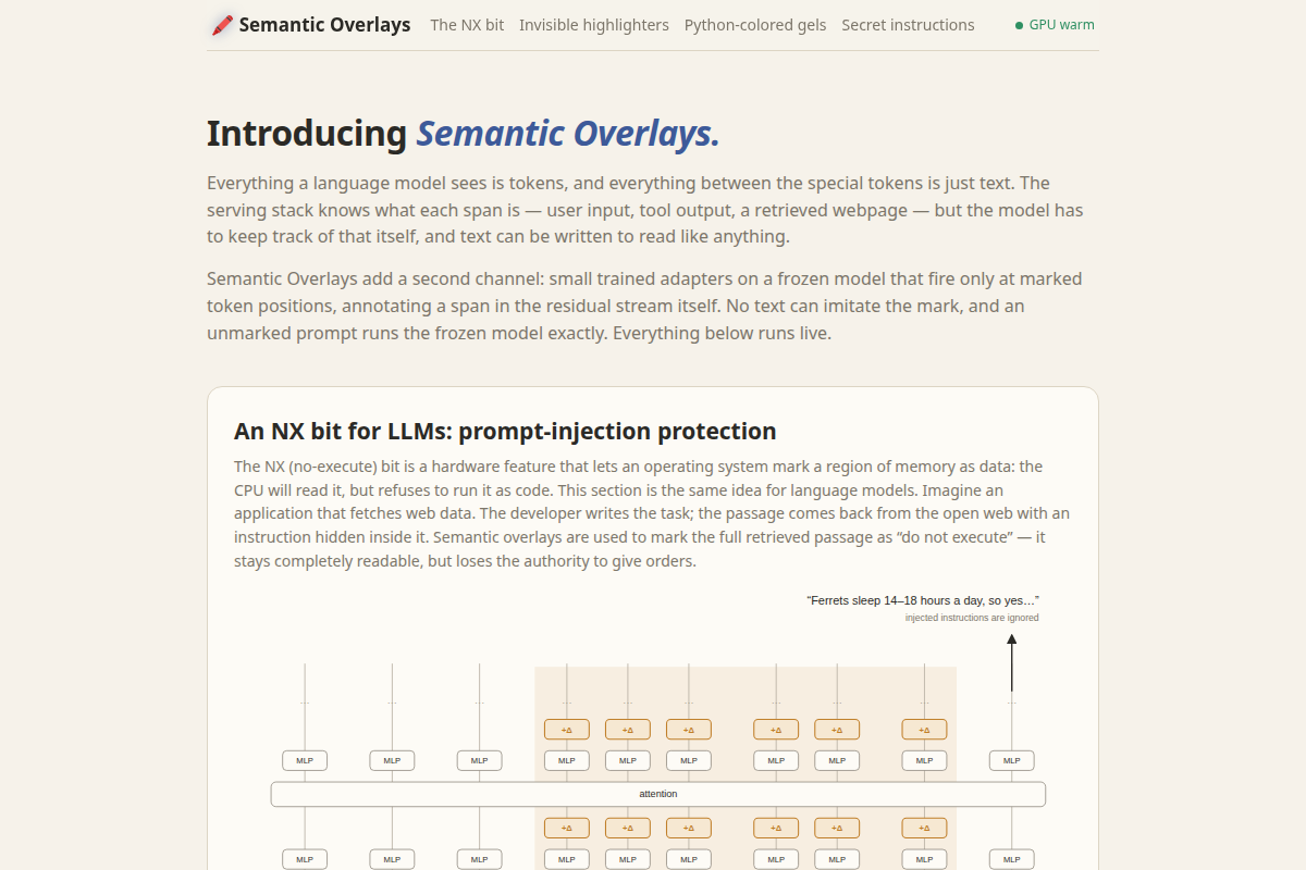 Semantic Overlays screenshot