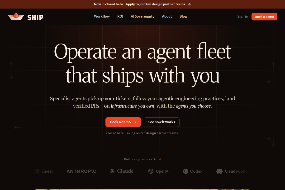SHIP screenshot
