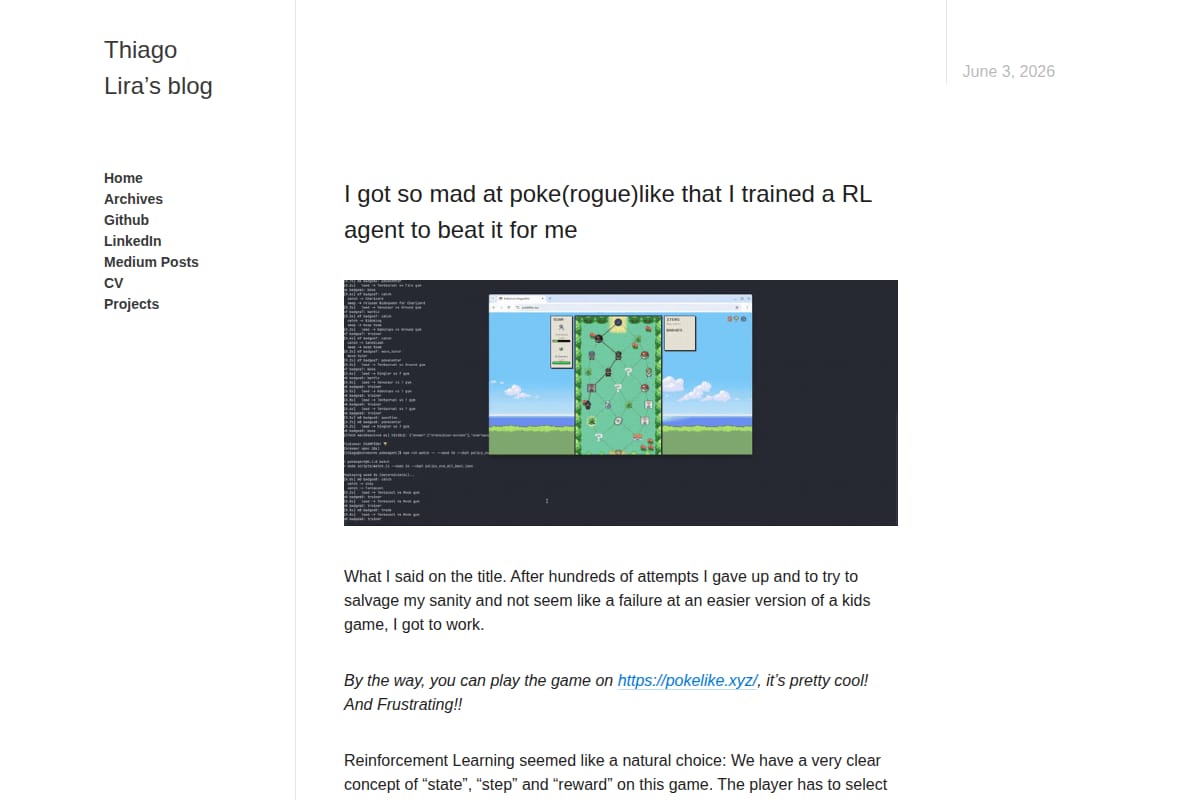 Show HN: 178K Parameter Neural Net That Wins Poke(rogue)like thumbnail