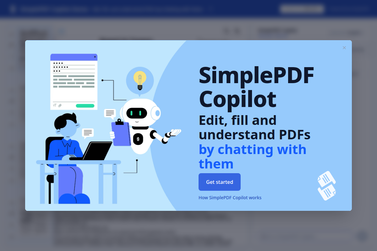 SimplePDF Copilot screenshot