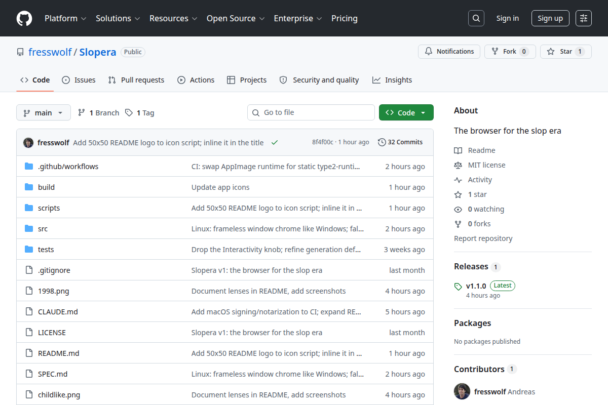 Slopera screenshot