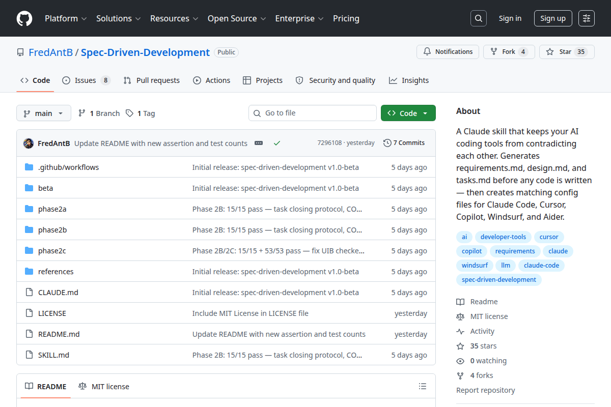 Spec-Driven-Development screenshot