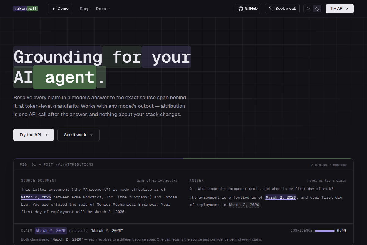 TokenPath screenshot