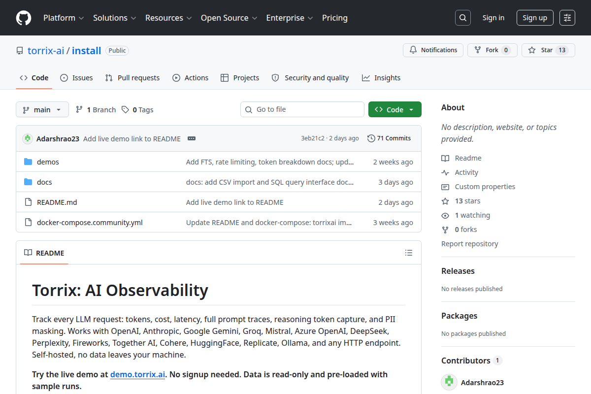 Torrix screenshot