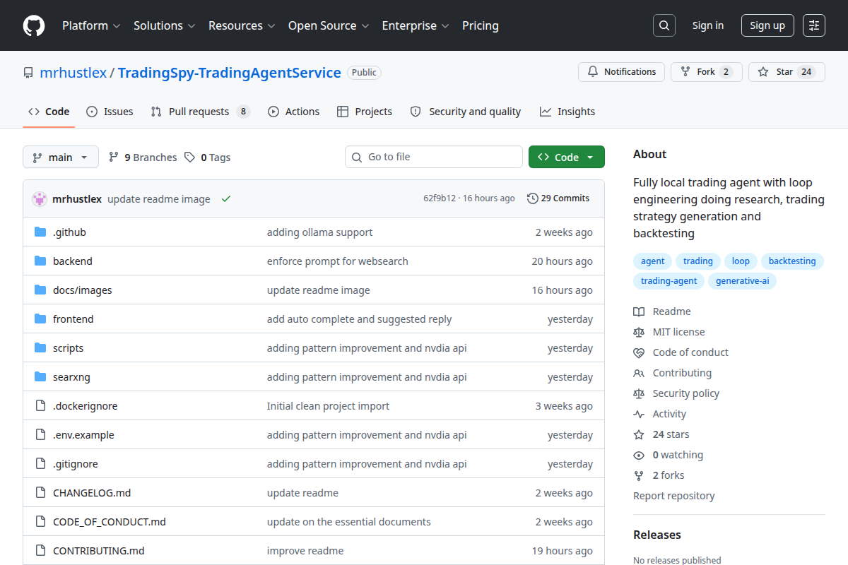 TradingSpy screenshot