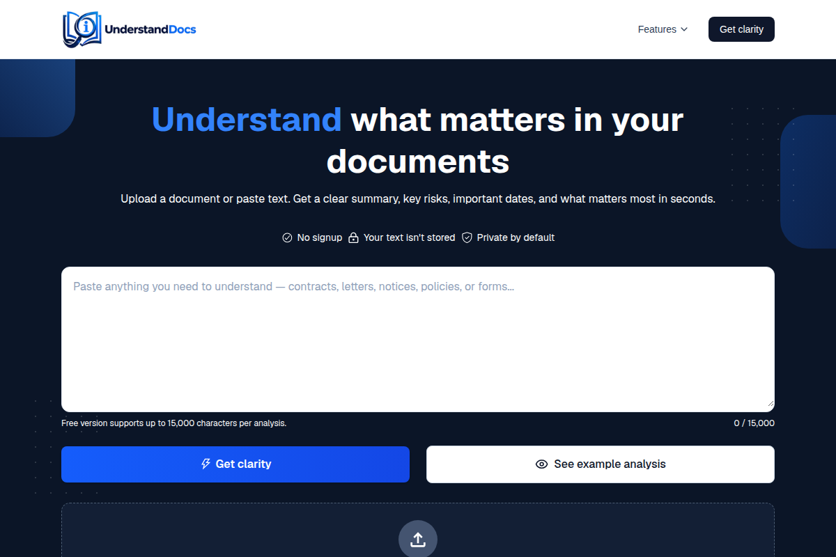 UnderstandDocs screenshot