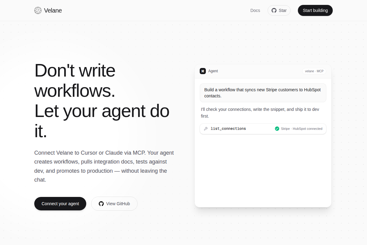 Velane screenshot