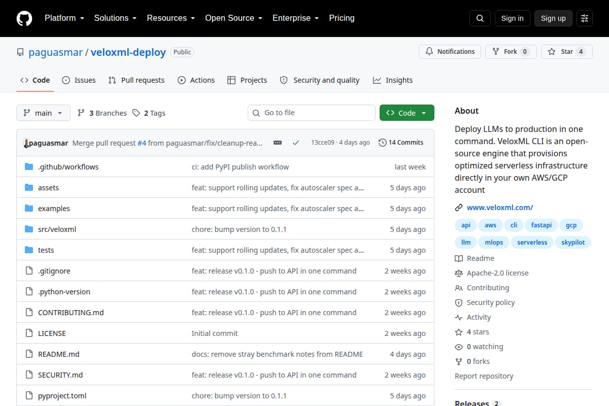 VeloxML Deploy thumbnail