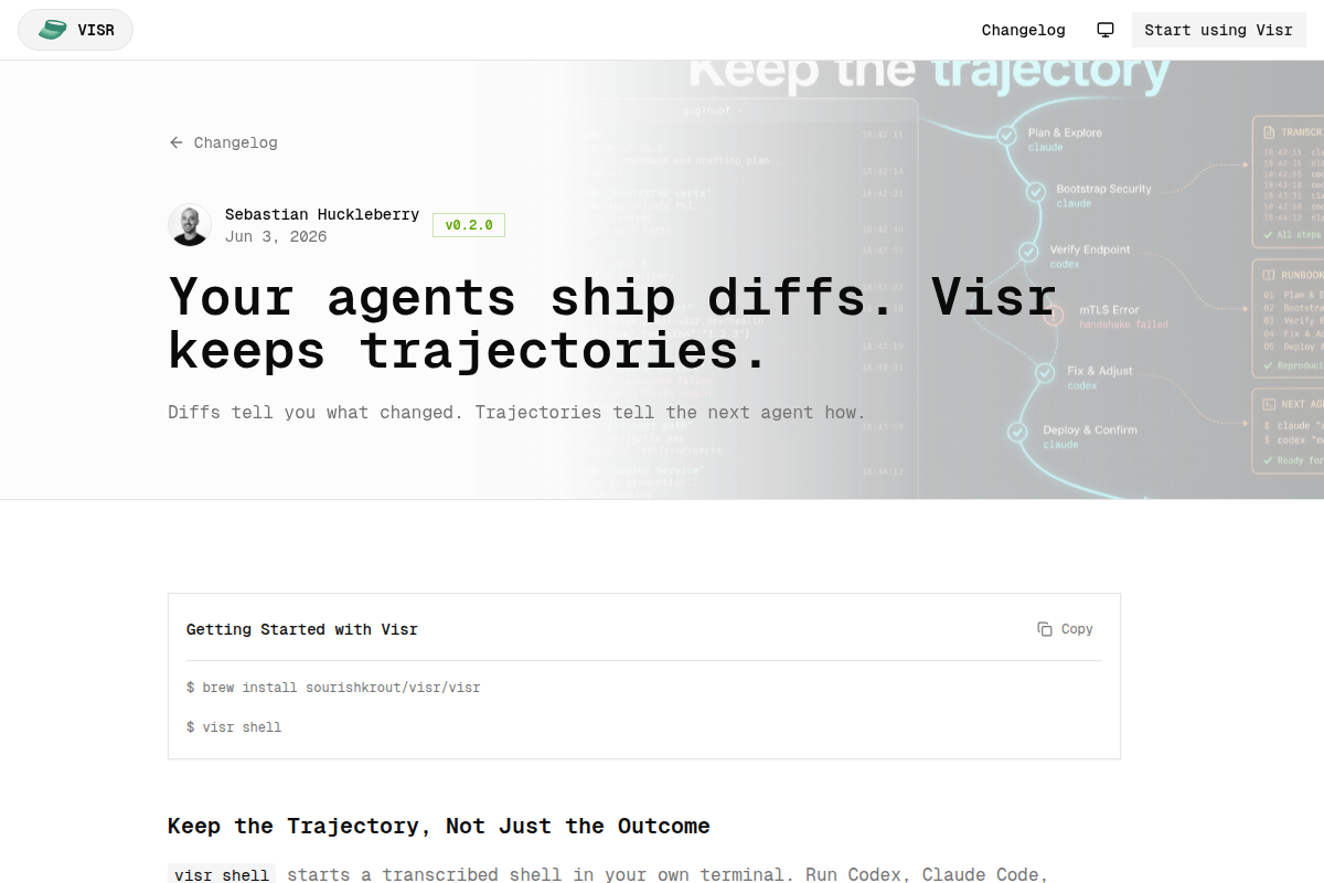 Visr screenshot