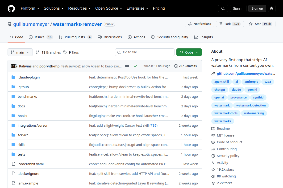 watermarks-remover screenshot