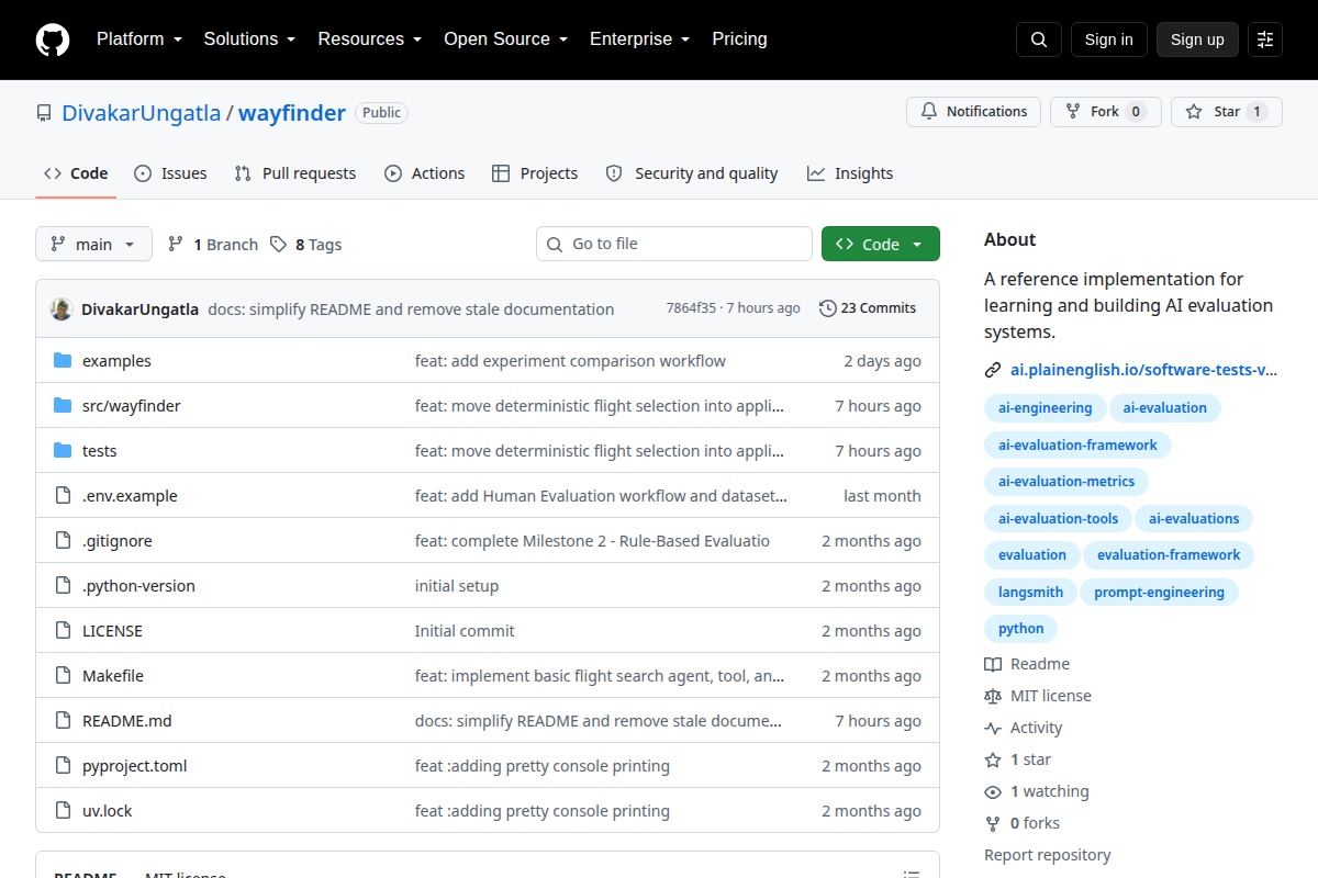 Wayfinder screenshot