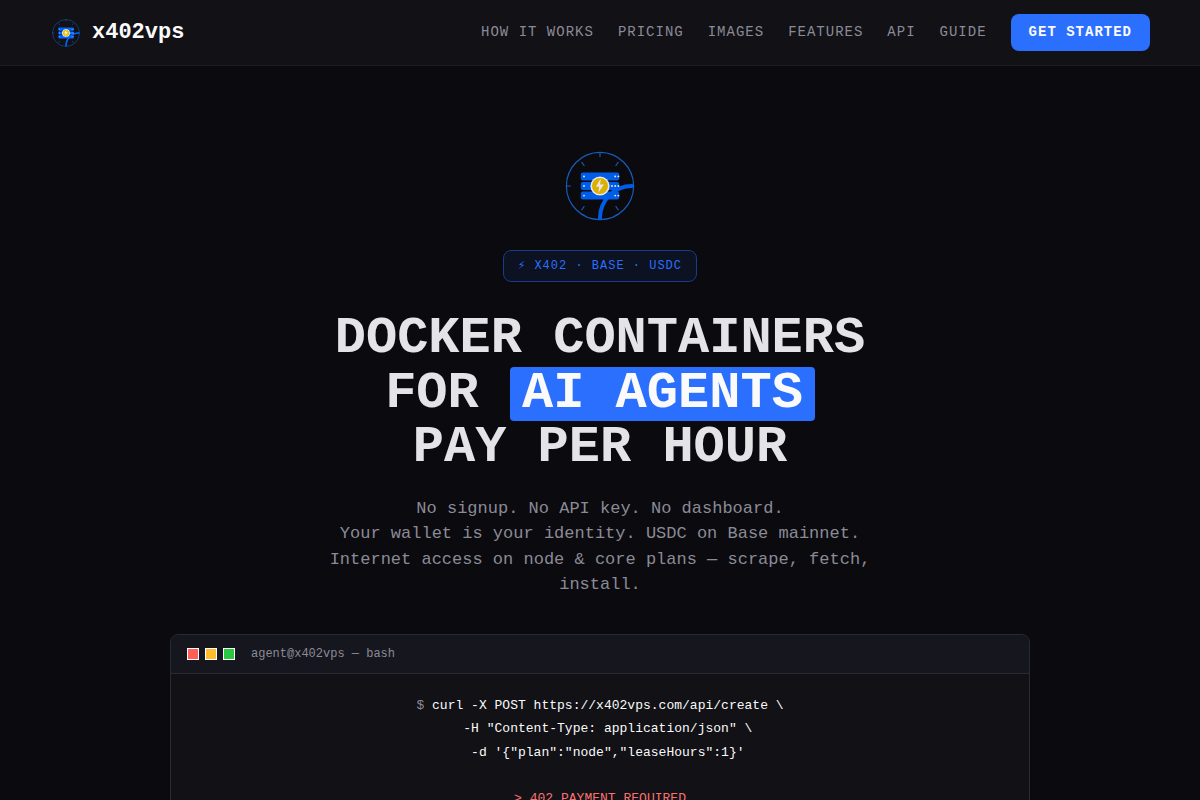 x402vps screenshot
