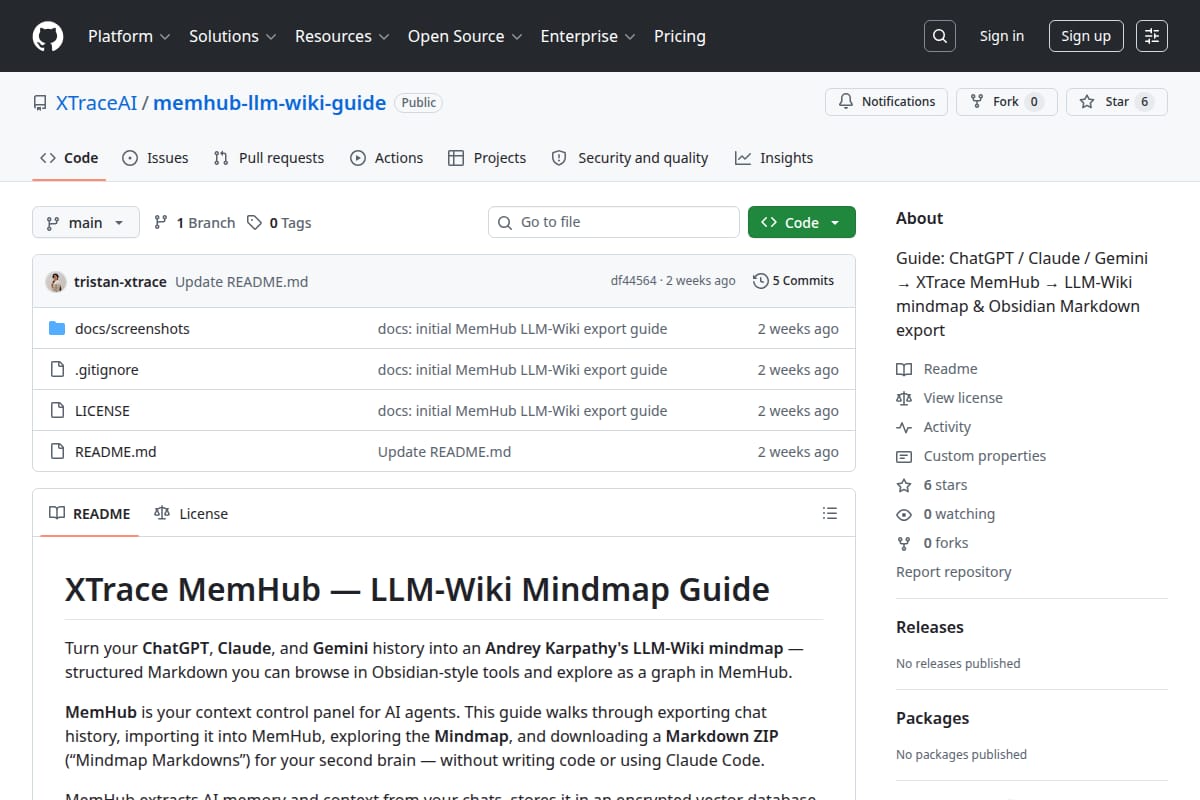 XTrace MemHub — LLM-Wiki Mindmap Guide thumbnail